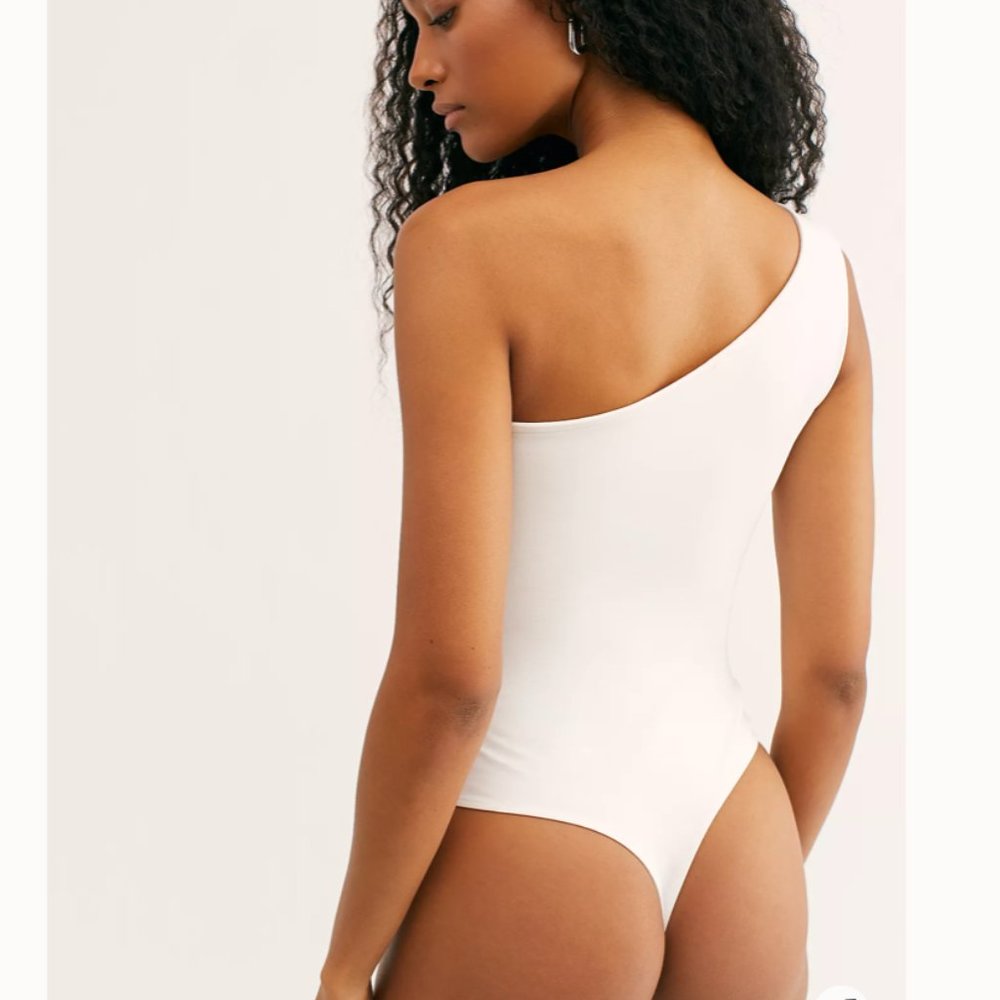 White Single Strap Body (Chosen One Duo Bodysuit)